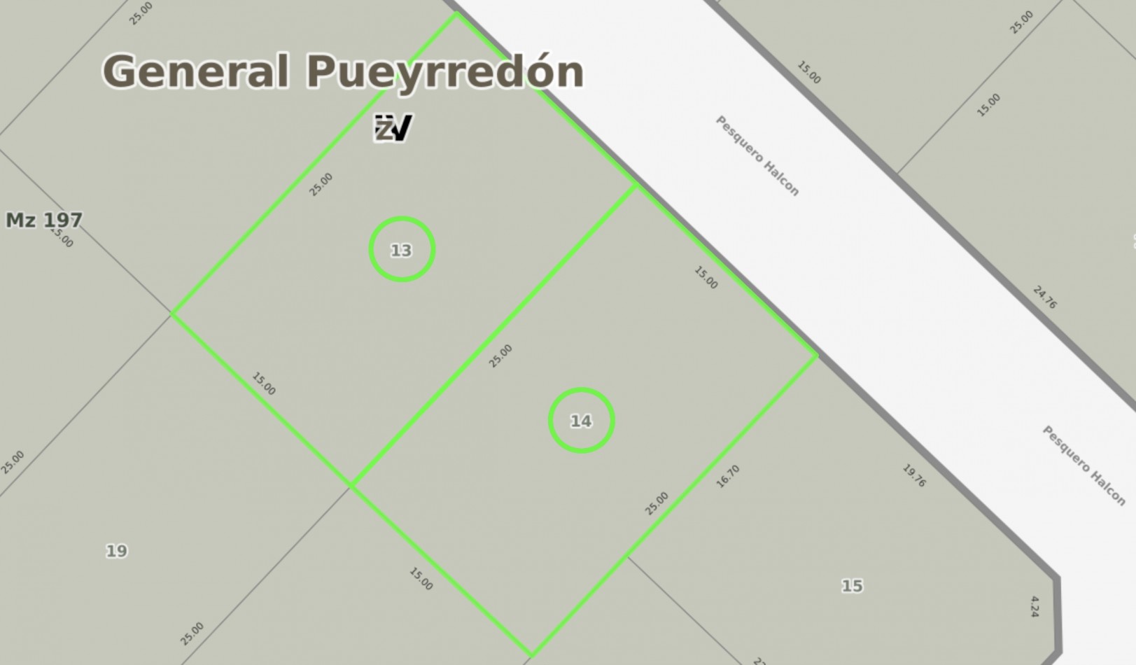 Lotes Linderos de 375m2 c/u APTO CREDITO - Ideal Inversion